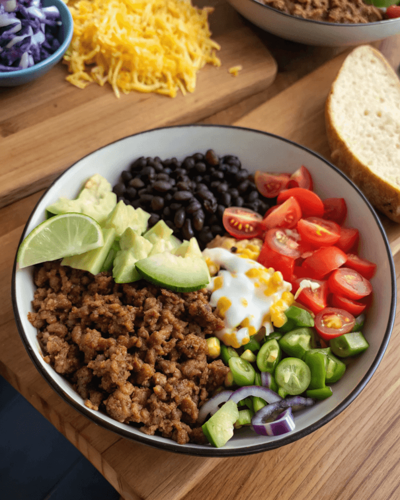 Photo by Alex Parker - Taco Bowl Recipe 2