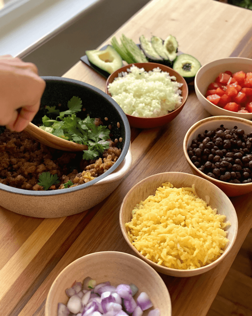 Photo by Alex Parker - Taco Bowl Recipe Ingredients You’ll Need