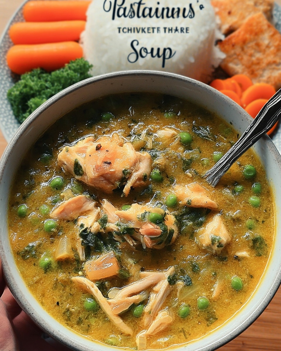 Anti Inflammatory Turmeric Chicken Soup 9 Healthy fall stew simmering in a dutch oven