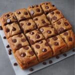 Easy Fall Desserts 7 Easy fall desserts – chocolate chip pumpkin bars in pan