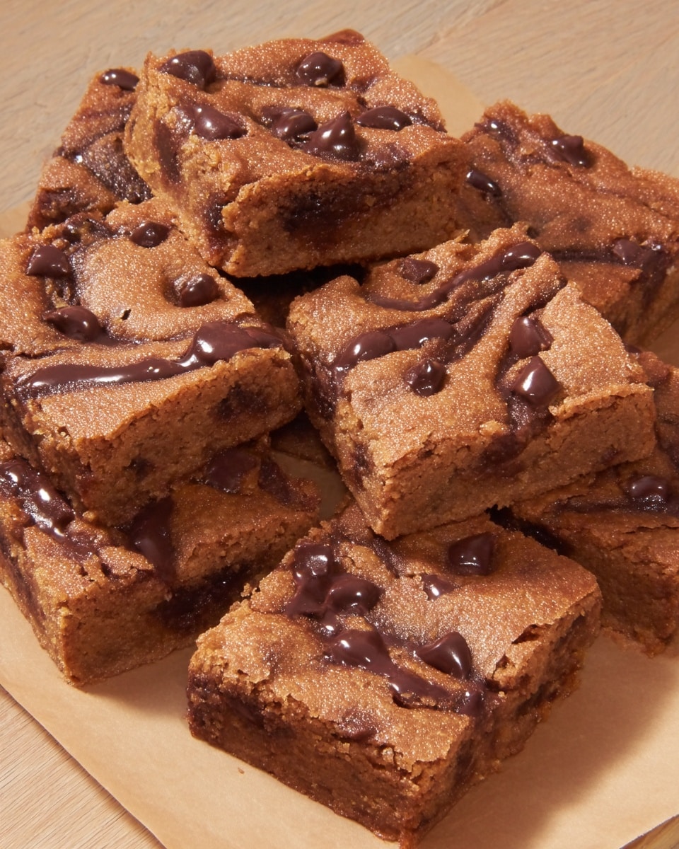 Easy Fall Desserts 8 Easy fall desserts – sliced pumpkin bars with chocolate chips