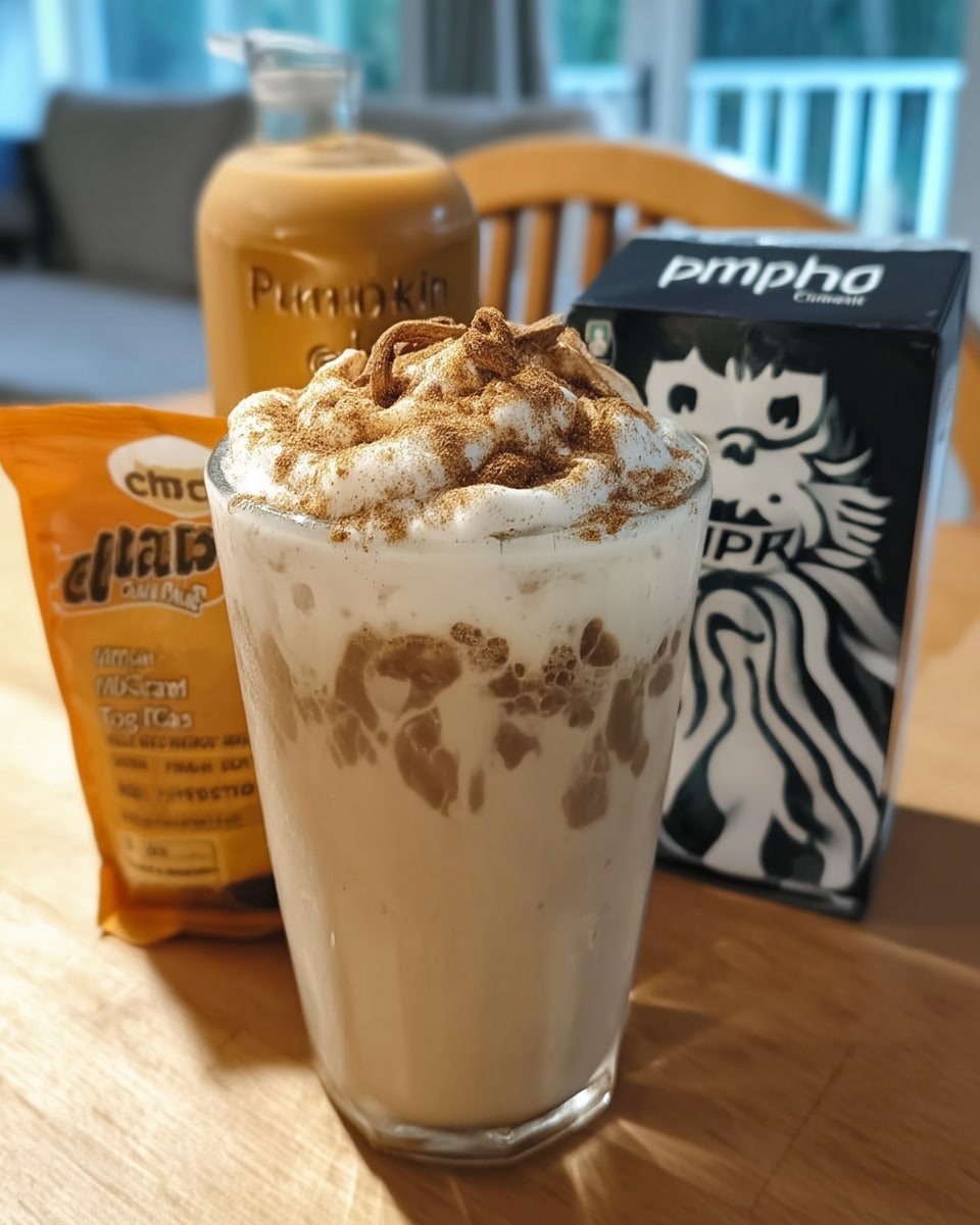 Pumpkin Chai Latte 10 Pumpkin chai latte on fall-themed table with mini pumpkins