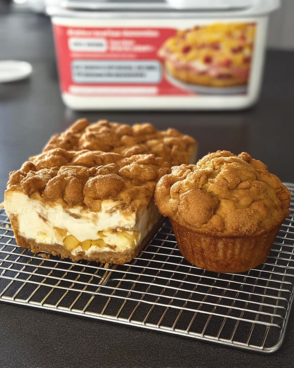Keto Pumpkin Cheesecake Muffins with golden streusel topping