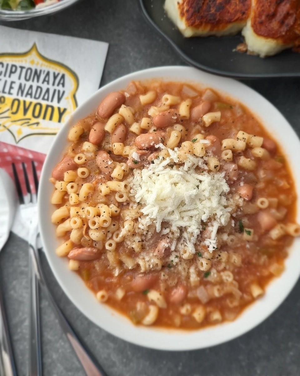 Pasta Fagioli Soup Olive Garden 9 Pot of pasta fagioli soup olive garden style simmering with steam
