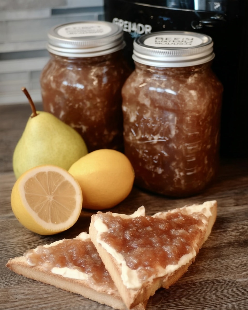 Pear Preserves Recipe 10 Gift jars of pear preserves recipe with fabric toppers