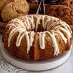 Pumpkin Bundt Cake 7 Pumpkin Bundt Cake drizzled with cinnamon cream cheese icing