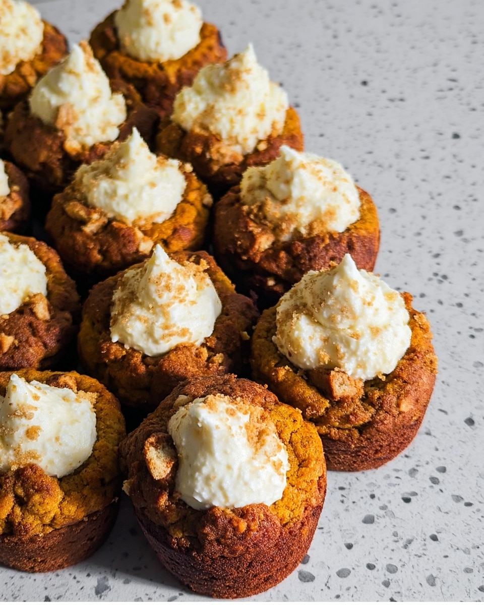 Pumpkin Muffins With Cream Cheese 9 Pumpkin muffins with cream cheese on brunch table with mugs