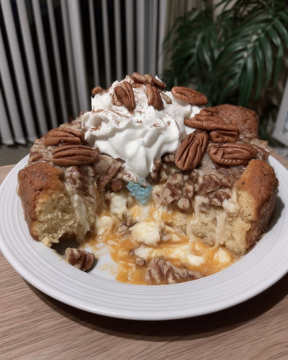 Pumpkin Pecan Cobbler 8 Slice of Pumpkin Pecan Cobbler served with vanilla ice cream