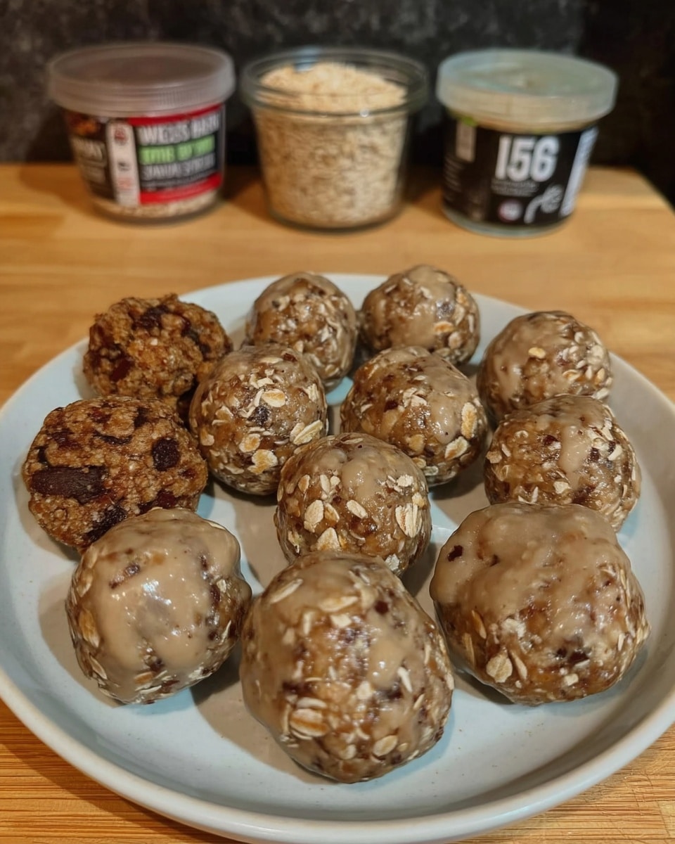 Pumpkin protein balls with oats and cinnamon