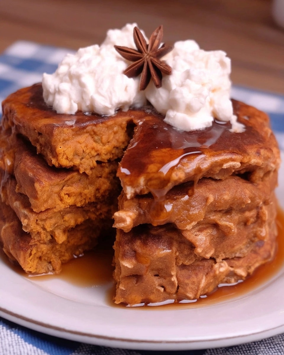 Pumpkin Protein Pancakes 8 Pumpkin protein pancake batter in blender jar