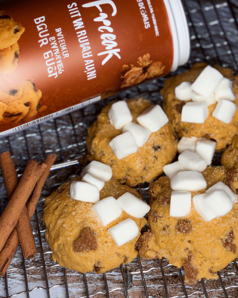 Pumpkin S’mores Cookies 10 Pumpkin S’mores Cookies cooling on a wire rack, ready to be enjoyed