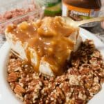 Tailgate desserts caramel apple dip with pecans and apples