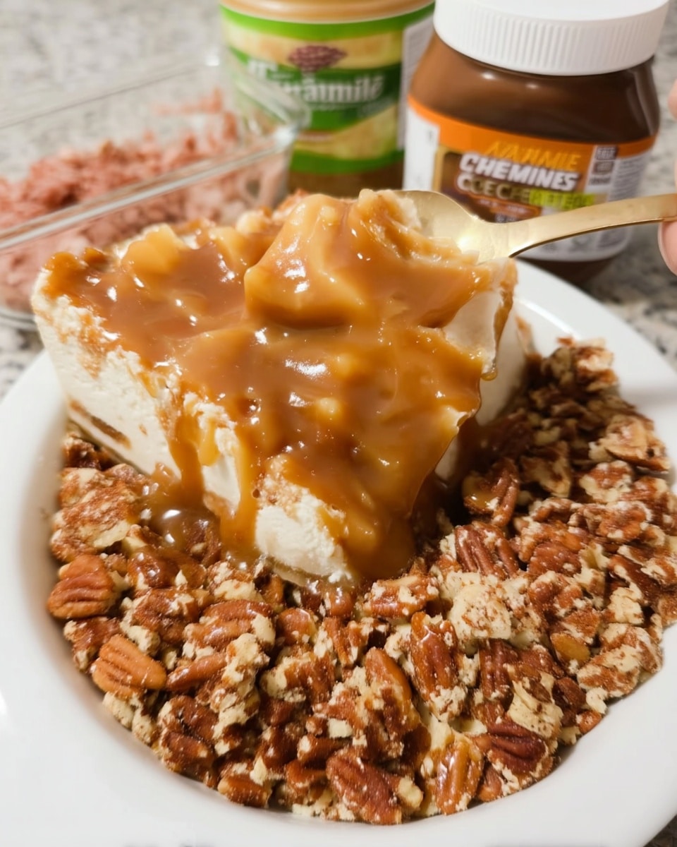Tailgate desserts caramel apple dip with pecans and apples