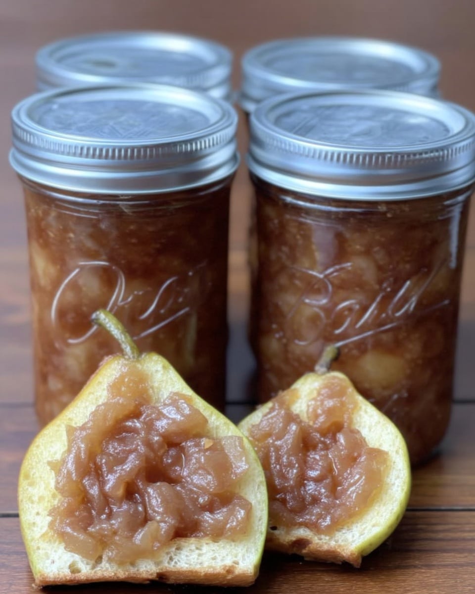Pear Preserves Recipe 9 Toast with pear preserves recipe and cinnamon stick