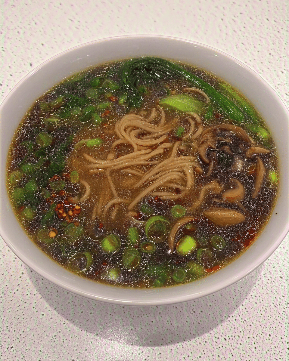 Beef Noodle Soup 10 Various garnishes and sides for Beef Noodle Soup, including chopped scallions, cilantro, and pickled mustard greens.