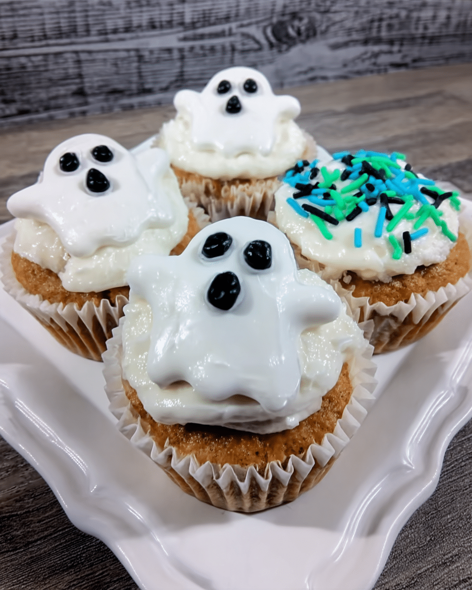 Ingredients for Ghost Cupcakes