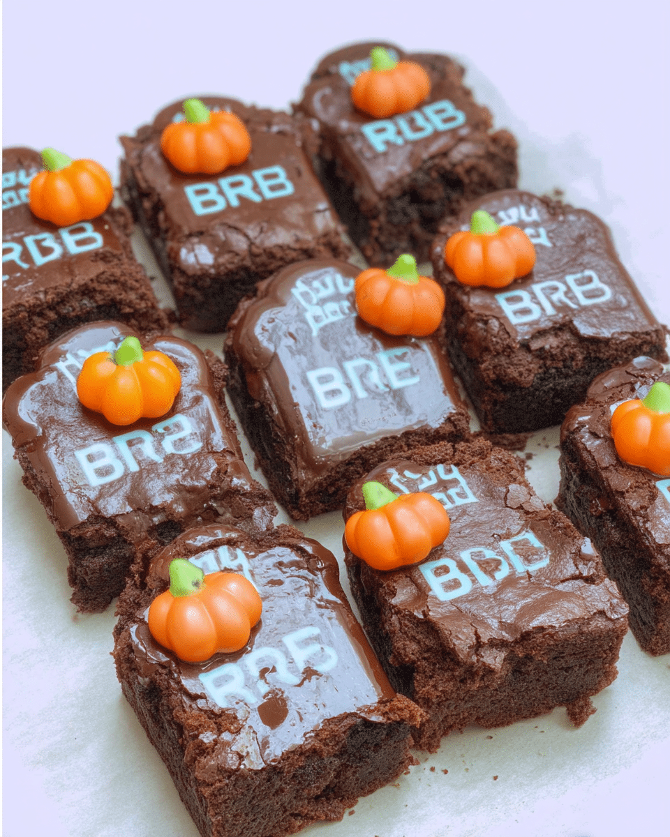 Graveyard Brownies 8 Ingredients for Graveyard Brownies