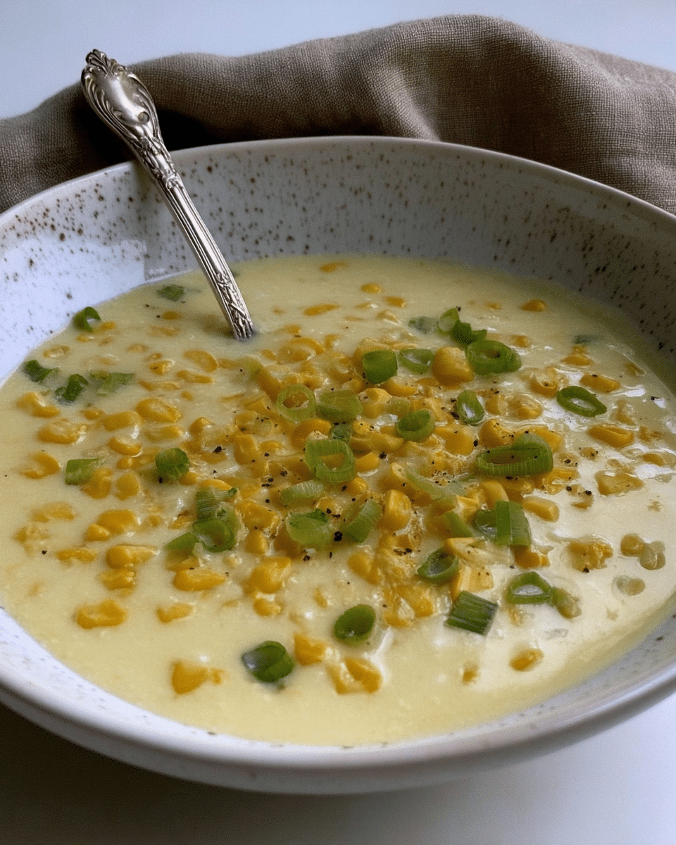 Serving Dairy-Free Instant Pot Corn Chowder