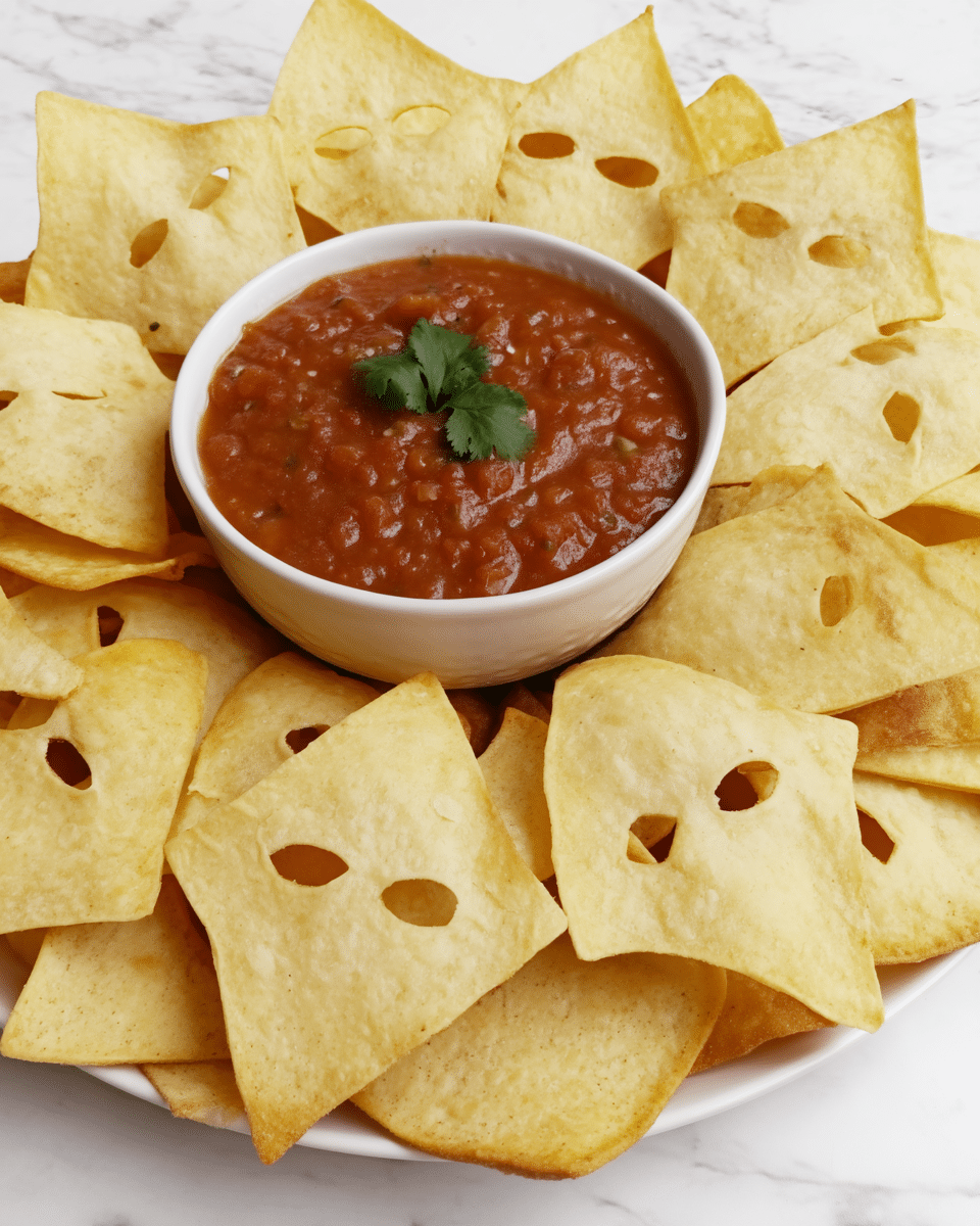 Spooky Baked Halloween Chips 8 Ingredients for Spooky Baked Halloween Chips