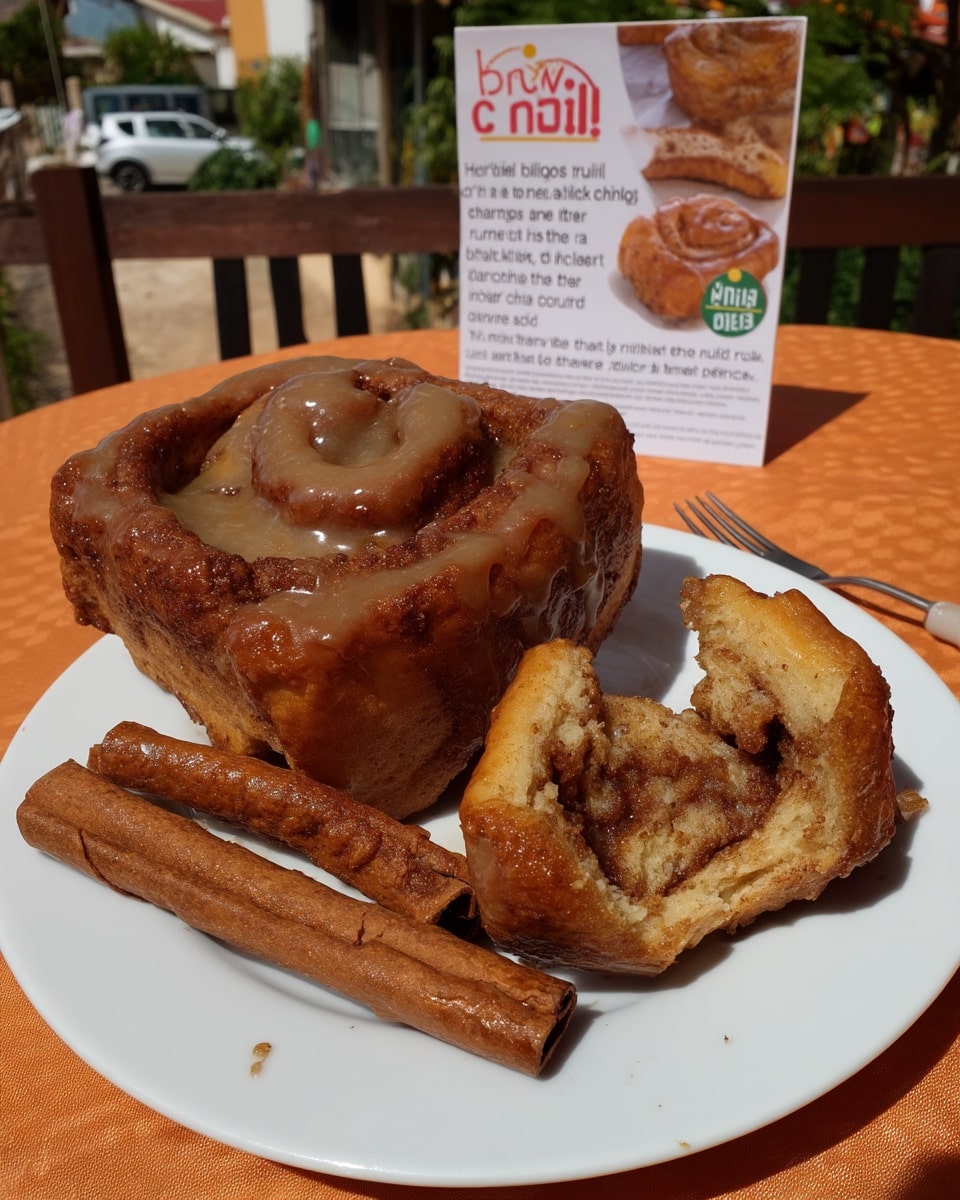 Pumpkin Cinnamon Rolls 9 Pumpkin cinnamon rolls served warm on a fall-themed breakfast tray