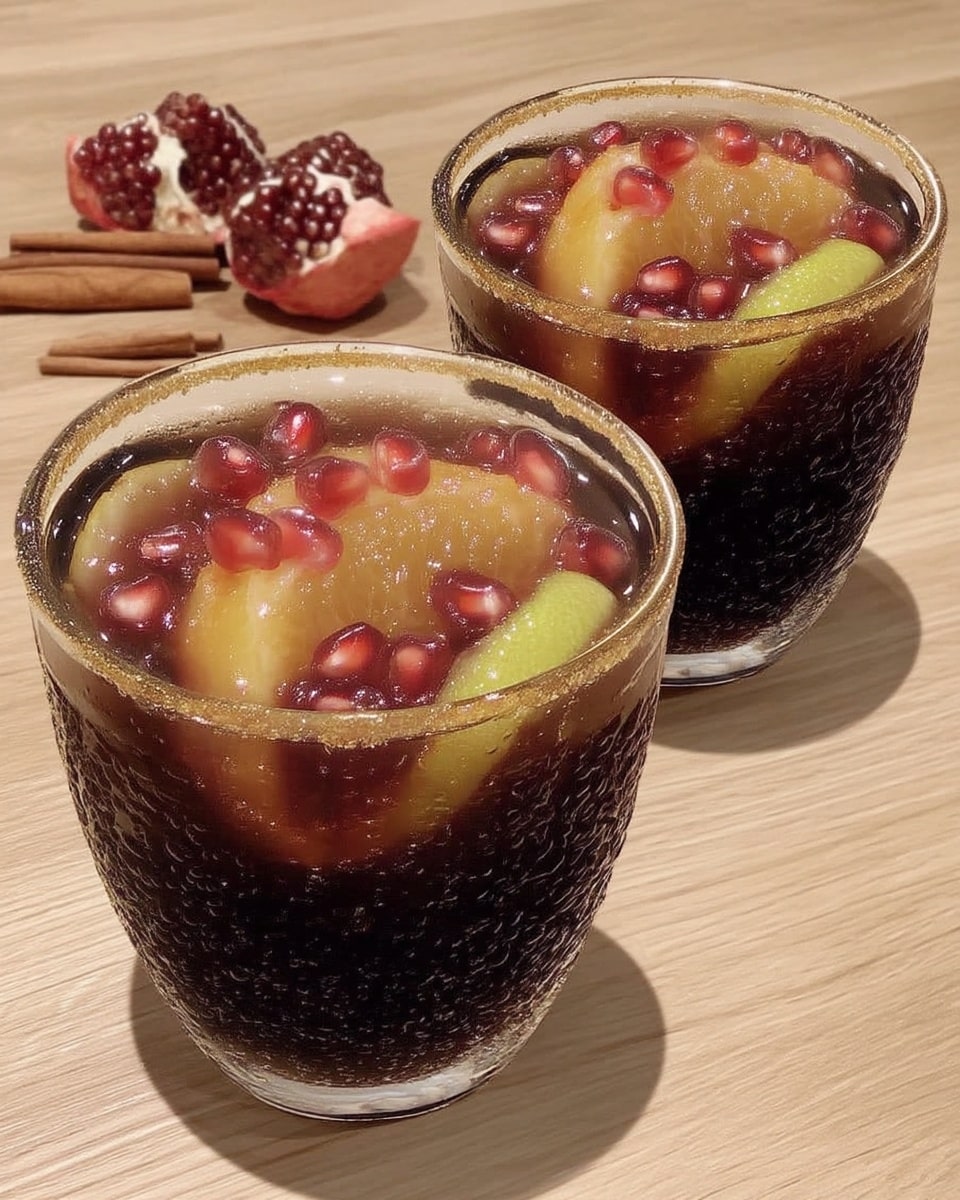 Fall sangria recipes with apples and oranges in glass pitcher
