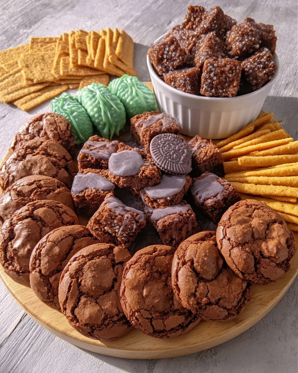 Creamy chocolate brownie batter dip texture closeup