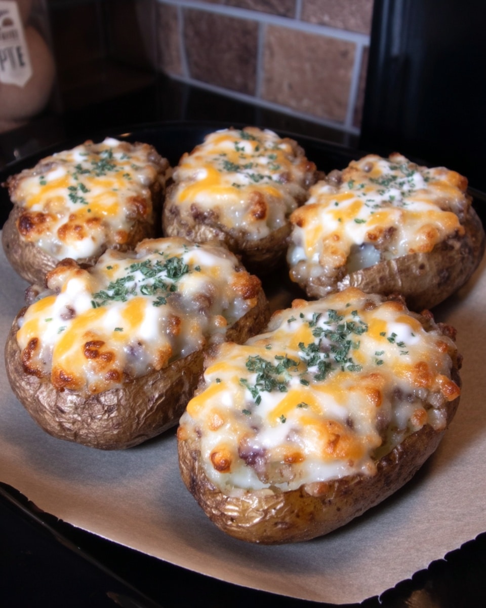 Crispy baked potato skins served for football recipes
