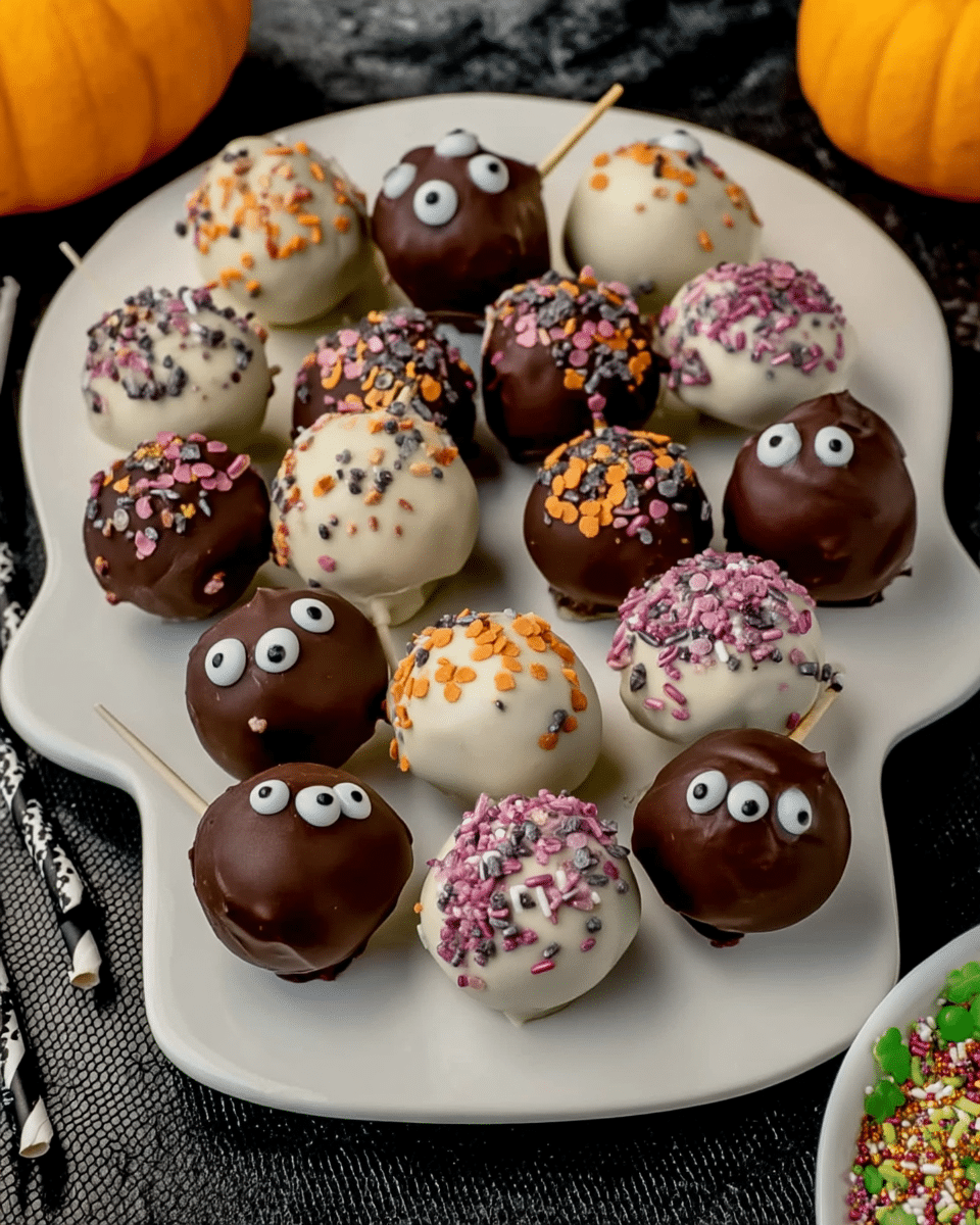 Ingredients for Halloween Oreo Balls