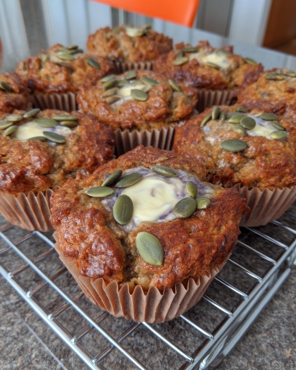 Pumpkin Cream Cheese Muffins 8 Cross-section of Starbucks Pumpkin Cream Cheese Muffins showing creamy center