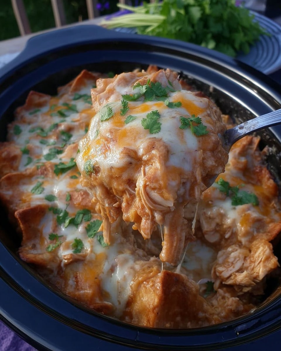 Slow Cooker Chicken Enchilada Casserole 9 Table setting with fall crockpot recipes and enchilada casserole centerpiece