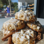 Gluten Free Pumpkin Spice Scones 7 An array of ingredients arranged on a table, ready to be used in making gluten-free pumpkin spice scones.