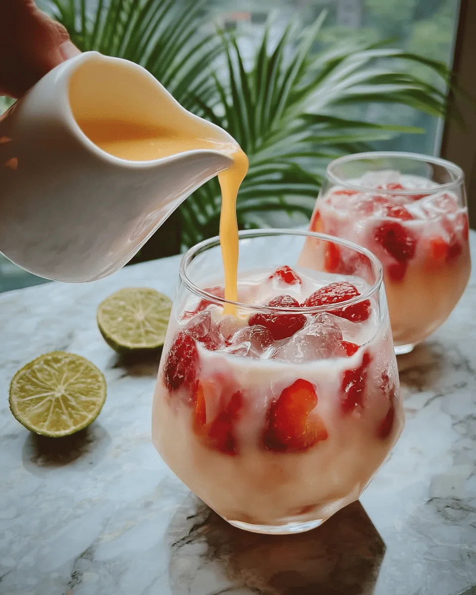 A tall glass of Raspberry Dream Dirty Soda with a fresh raspberry garnish and a colorful straw.
