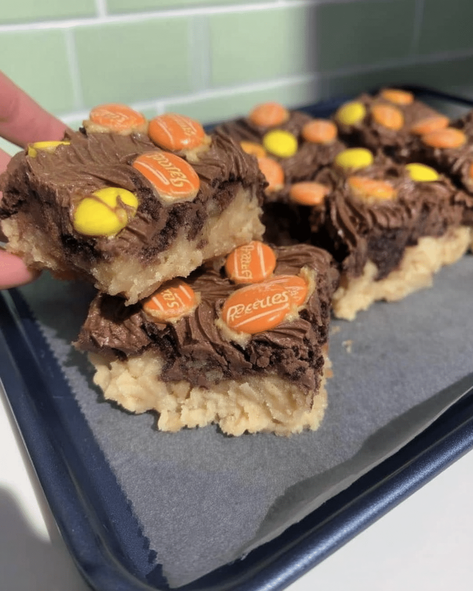 Loaded Reese's Bark 10 Loaded Reese's Bark served on a platter