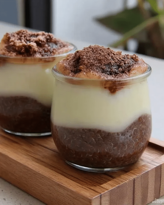 Tiramisu Chia Pudding 10 Tiramisu Chia Pudding served with fresh berries and granola.